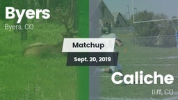 Matchup: Byers vs. Caliche  2019