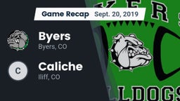 Recap: Byers  vs. Caliche  2019