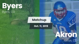 Matchup: Byers vs. Akron  2019
