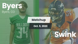 Matchup: Byers vs. Swink   2020
