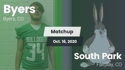 Matchup: Byers vs. South Park  2020