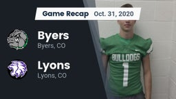 Recap: Byers  vs. Lyons  2020