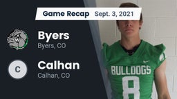 Recap: Byers  vs. Calhan  2021