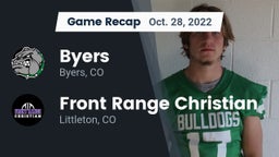 Recap: Byers  vs. Front Range Christian  2022