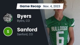Recap: Byers  vs. Sanford  2023