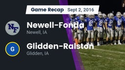 Recap: Newell-Fonda  vs. Glidden-Ralston  2016