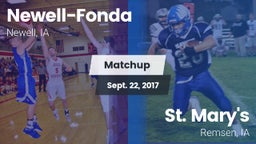 Matchup: Newell-Fonda vs. St. Mary's  2017