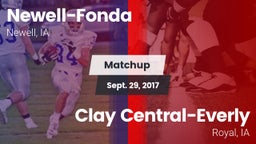 Matchup: Newell-Fonda vs. Clay Central-Everly  2017