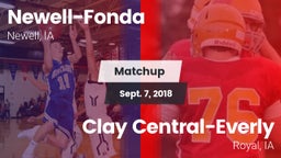 Matchup: Newell-Fonda vs. Clay Central-Everly  2018
