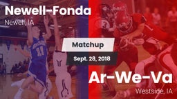 Matchup: Newell-Fonda vs. Ar-We-Va  2018