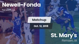 Matchup: Newell-Fonda vs. St. Mary's  2018