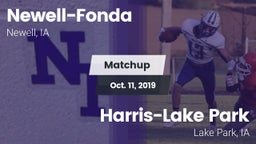 Matchup: Newell-Fonda vs. Harris-Lake Park  2019