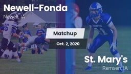 Matchup: Newell-Fonda vs. St. Mary's  2020