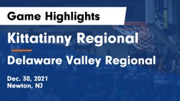 Kittatinny Regional  vs Delaware Valley Regional  Game Highlights - Dec. 30, 2021