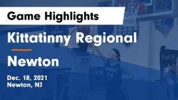 Kittatinny Regional  vs Newton  Game Highlights - Dec. 18, 2021