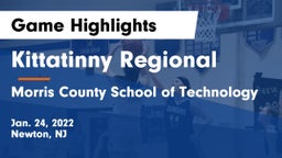 Kittatinny Regional  vs Morris County School of Technology Game Highlights - Jan. 24, 2022