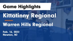 Kittatinny Regional  vs Warren Hills Regional  Game Highlights - Feb. 16, 2022