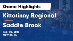 Kittatinny Regional  vs Saddle Brook  Game Highlights - Feb. 22, 2023