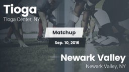 Matchup: Tioga vs. Newark Valley  2016
