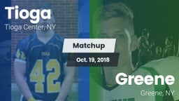 Matchup: Tioga vs. Greene  2018