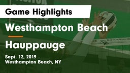 Westhampton Beach  vs Hauppauge Game Highlights - Sept. 12, 2019