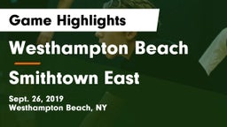 Westhampton Beach  vs Smithtown East  Game Highlights - Sept. 26, 2019