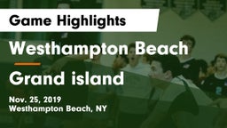 Westhampton Beach  vs Grand island Game Highlights - Nov. 25, 2019