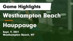Westhampton Beach  vs Hauppauge  Game Highlights - Sept. 9, 2021