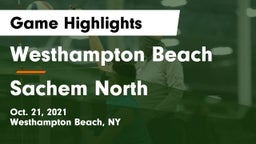 Westhampton Beach  vs Sachem North  Game Highlights - Oct. 21, 2021