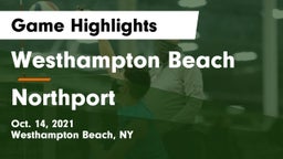 Westhampton Beach  vs Northport  Game Highlights - Oct. 14, 2021