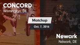 Matchup: Concord vs. Newark  2016