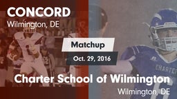 Matchup: Concord vs. Charter School of Wilmington 2016