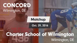 Matchup: Concord vs. Charter School of Wilmington 2016