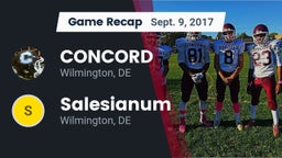 Recap: CONCORD  vs. Salesianum  2017