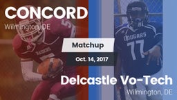 Matchup: Concord vs. Delcastle Vo-Tech  2017
