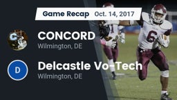 Recap: CONCORD  vs. Delcastle Vo-Tech  2017