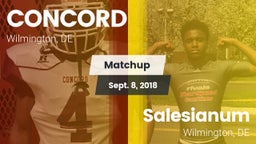 Matchup: Concord vs. Salesianum  2018