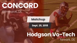 Matchup: Concord vs. Hodgson Vo-Tech  2018