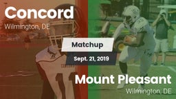 Matchup: Concord vs. Mount Pleasant  2019