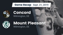 Recap: Concord  vs. Mount Pleasant  2019