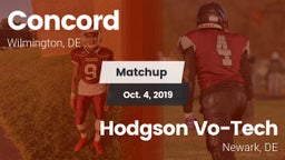Matchup: Concord vs. Hodgson Vo-Tech  2019