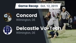 Recap: Concord  vs. Delcastle Vo-Tech  2019