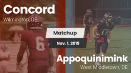 Matchup: Concord vs. Appoquinimink  2019