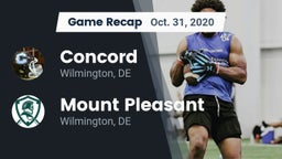 Recap: Concord  vs. Mount Pleasant  2020