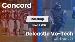 Matchup: Concord vs. Delcastle Vo-Tech  2020