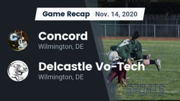 Recap: Concord  vs. Delcastle Vo-Tech  2020