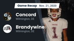 Recap: Concord  vs. Brandywine  2020