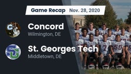 Recap: Concord  vs. St. Georges Tech  2020