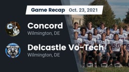 Recap: Concord  vs. Delcastle Vo-Tech  2021