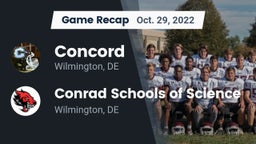 Recap: Concord  vs. Conrad Schools of Science 2022